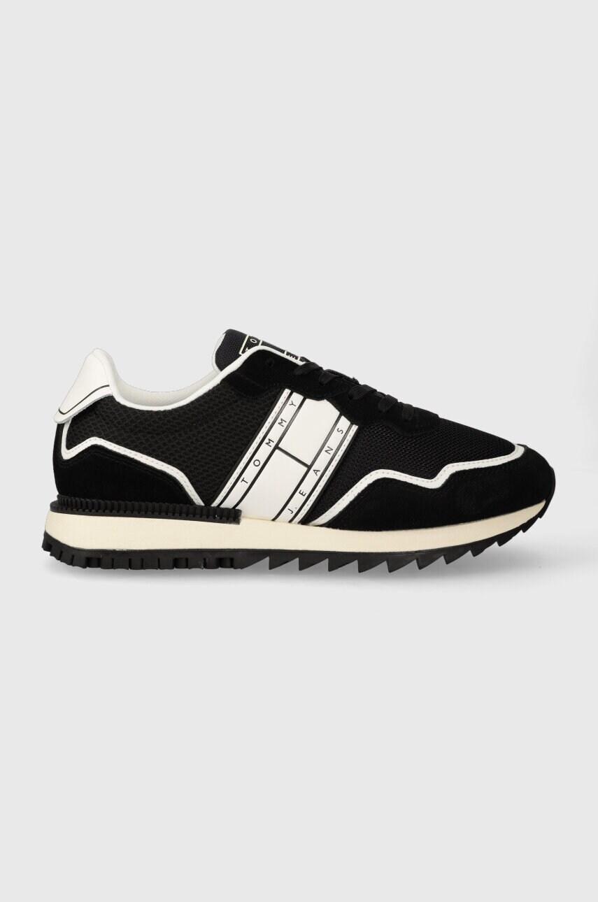 

Кроссовки Tommy Jeans TJM RUNNER MIX MATERIAL цвет чёрный EM0EM01266