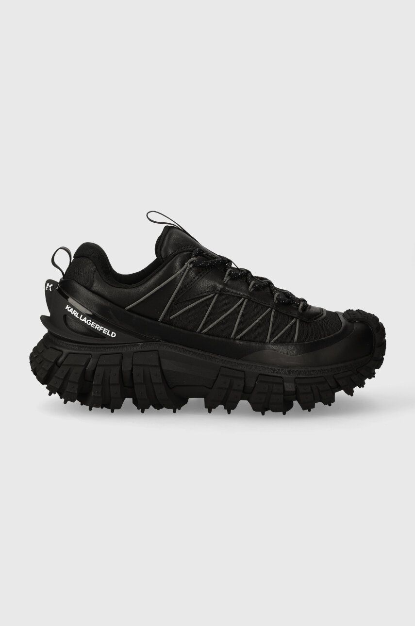 Levně Sneakers boty Karl Lagerfeld K/TRAIL KC černá barva, KL53723