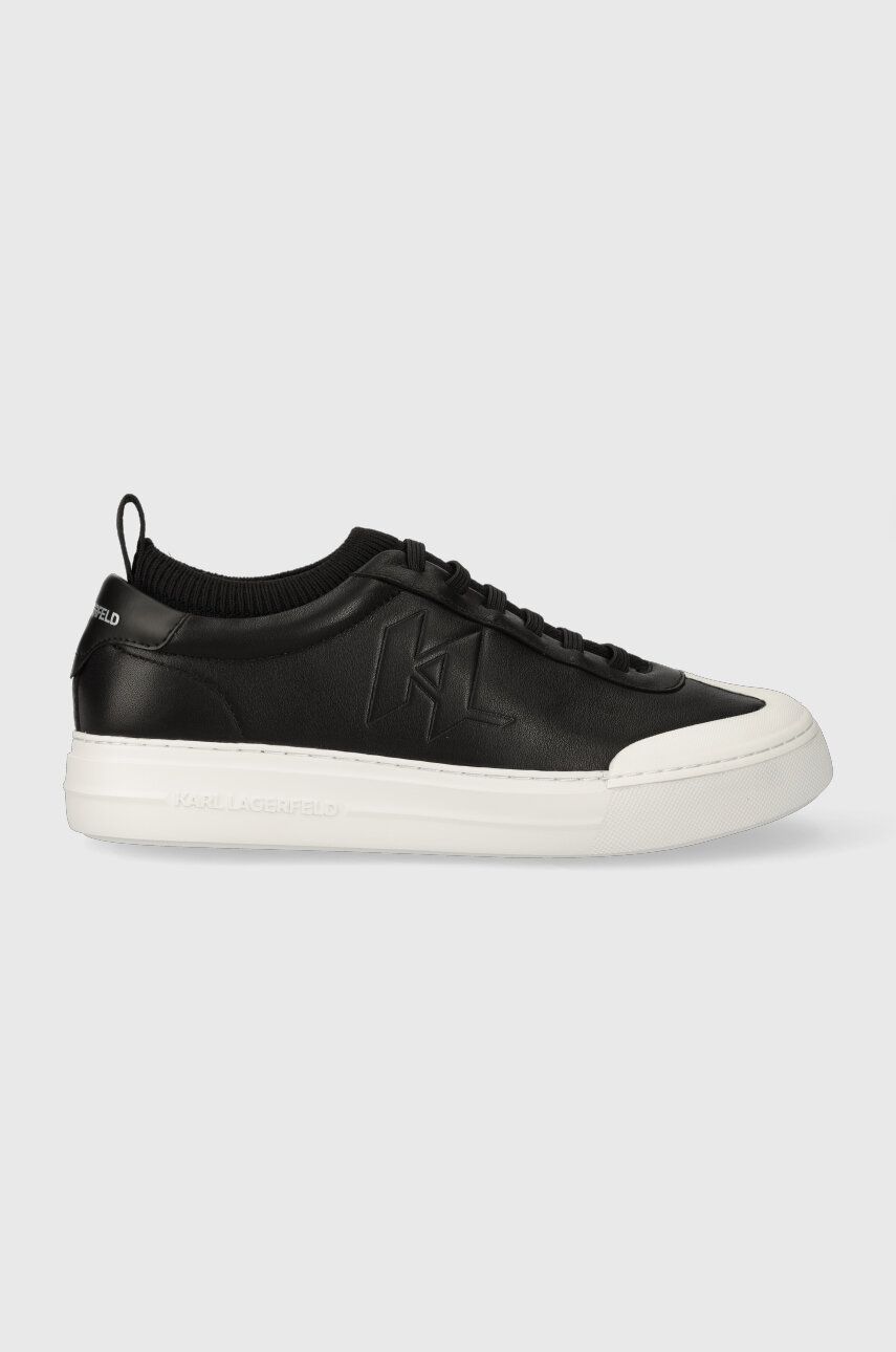 Sneakers boty Karl Lagerfeld T/KAP KC černá barva, KL51423 - černá - Svršek: Textilní materiál