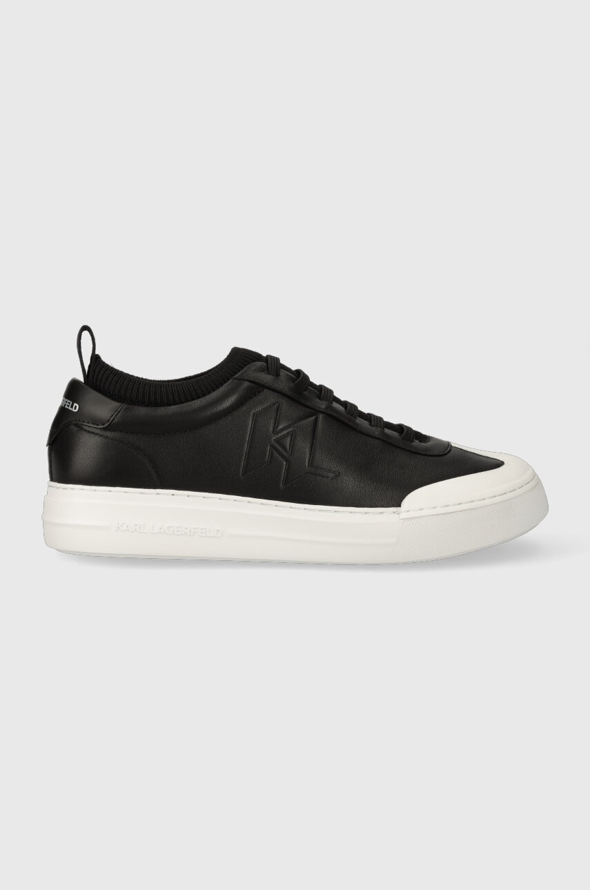 Levně Sneakers boty Karl Lagerfeld T/KAP KC černá barva, KL51423