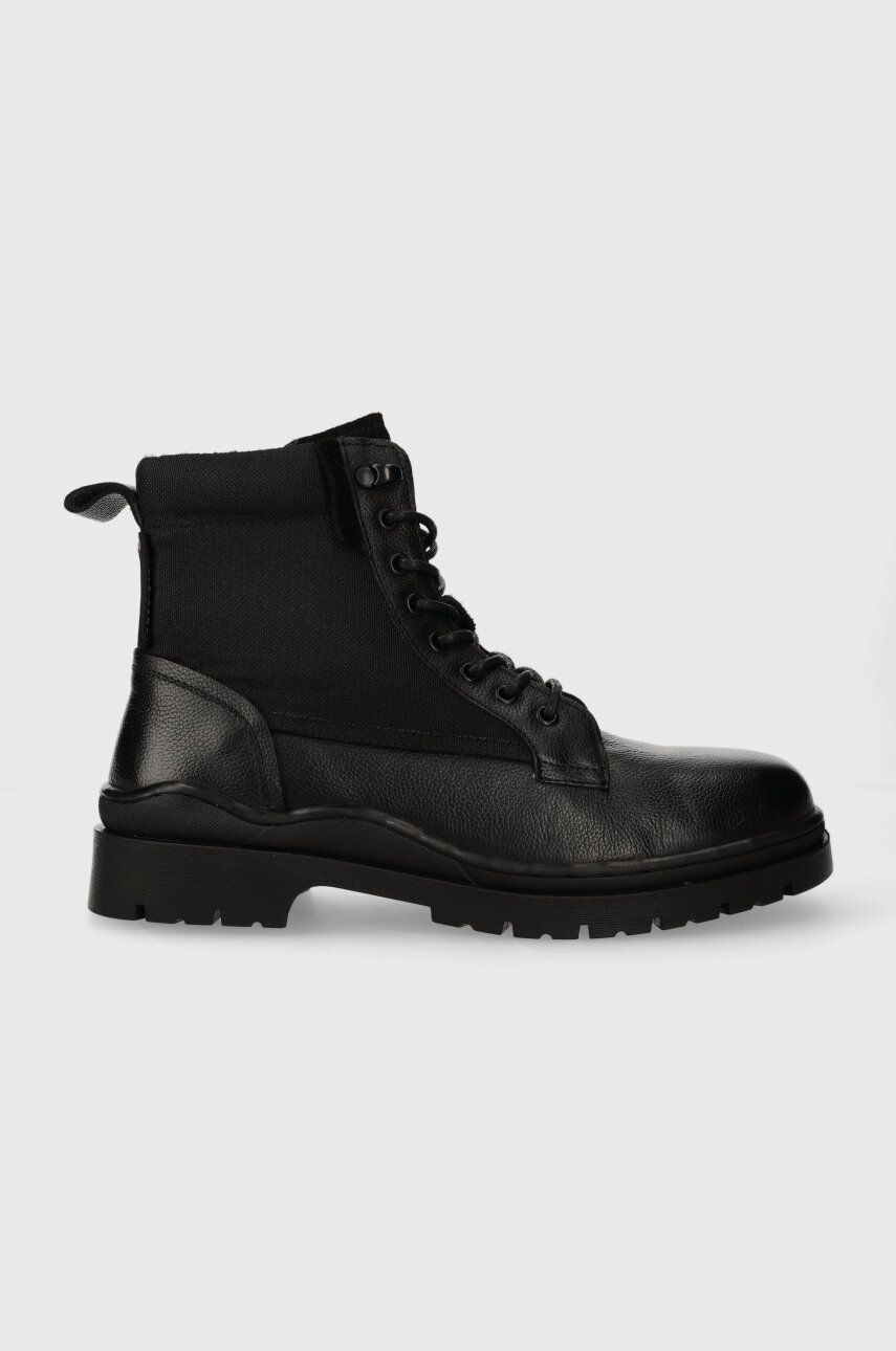 Pepe Jeans pantofi BRAD BOOT barbati, culoarea negru, PMS50234