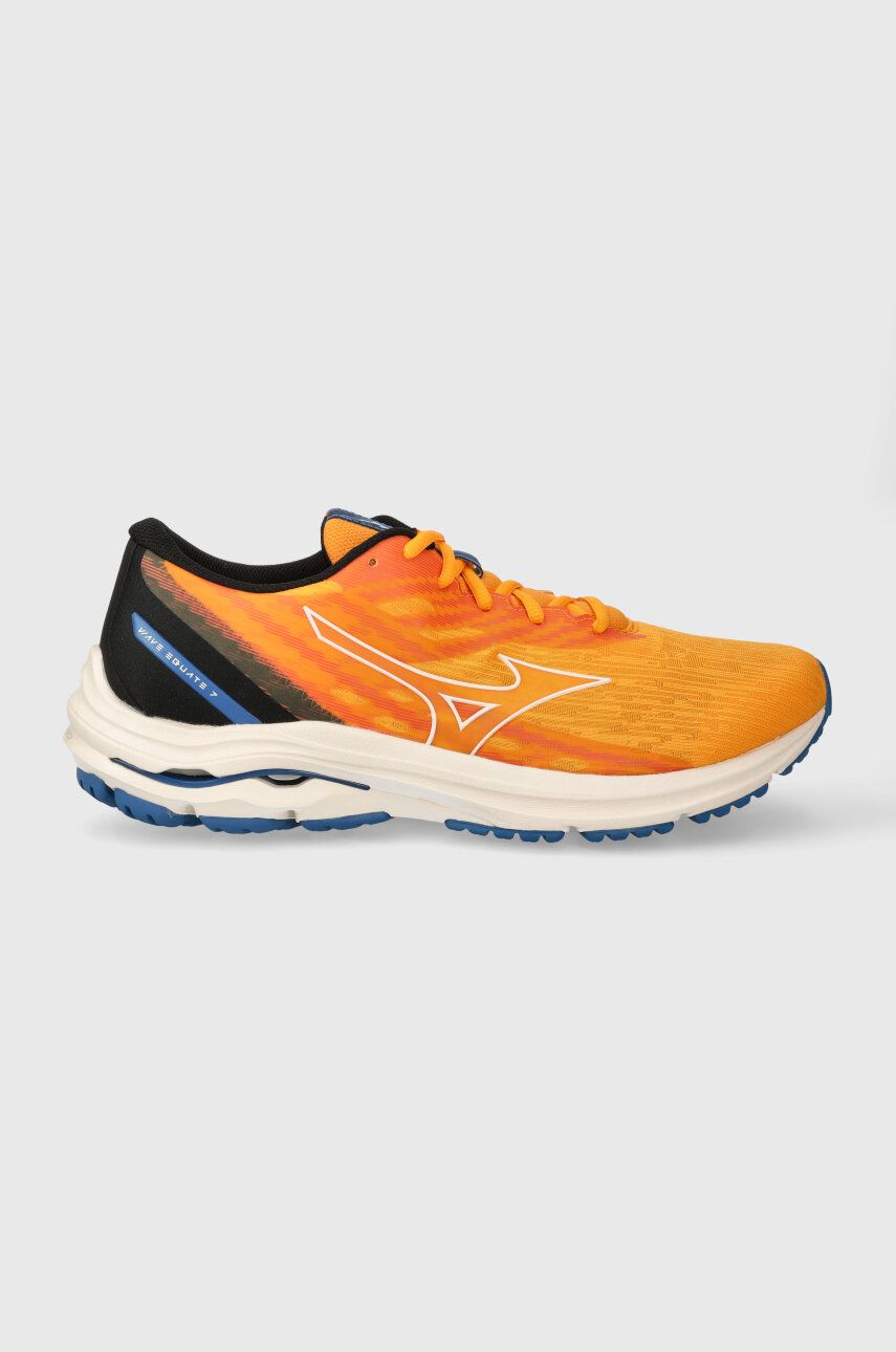 Běžecké boty Mizuno Wave Equate 7 oranžová barva - oranžová - Svršek: Umělá hmota