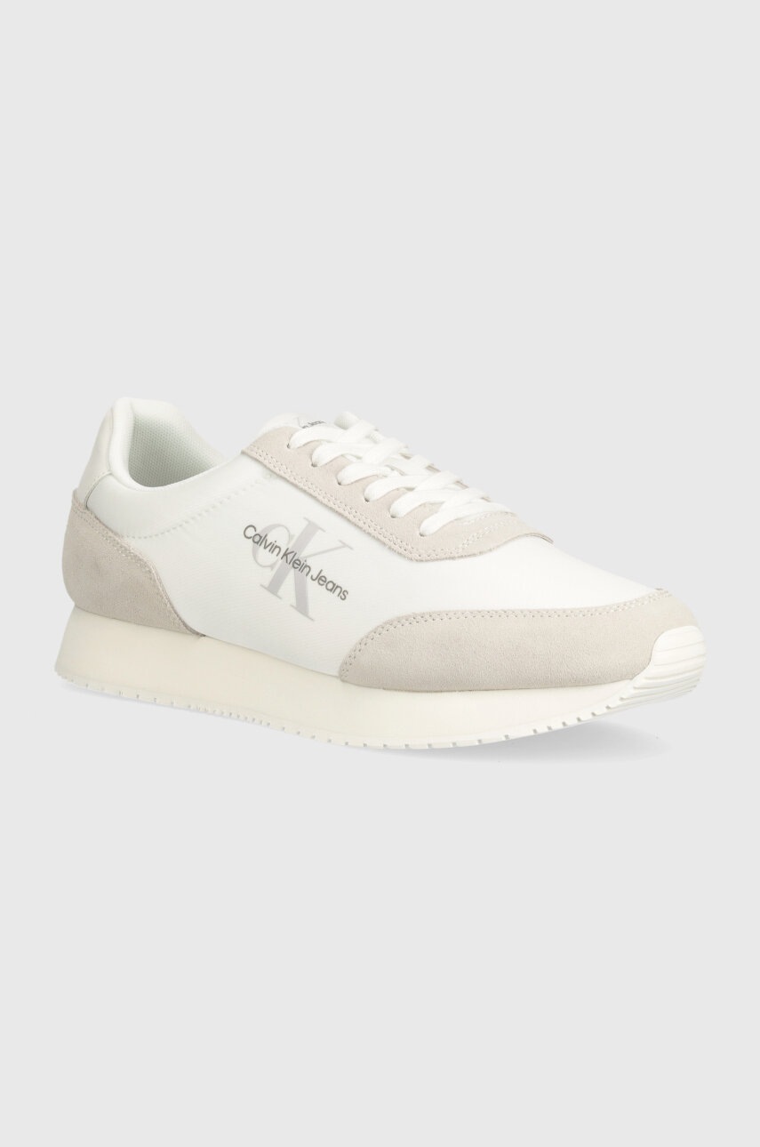 

Маратонки Calvin Klein Jeans RETRO RUNNER SU-NY MONO в черно YM0YM00746, Бял