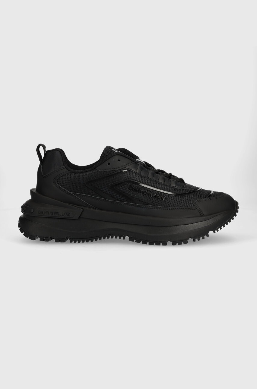 

Маратонки Calvin Klein Jeans CHUNKY RUNNER LOW LACE REFL в черно YM0YM00777, Черен