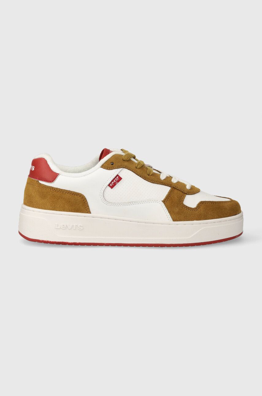 E-shop Sneakers boty Levi's GLIDE žlutá barva, 235200.51