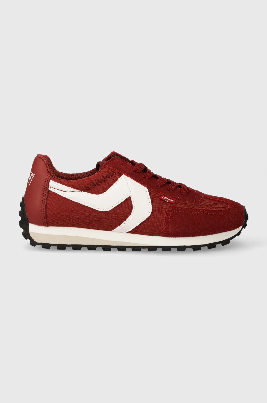 Sneakers boty Levi′s STRYDER RED TAB vínová barva, 235400.83 - burgundské - Svršek: Textilní materiá