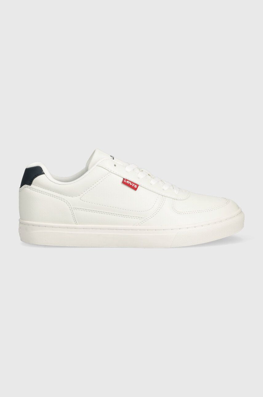 Sneakers boty Levi′s LIAM bílá barva, 235199.51 - bílá - Svršek: Umělá hmota Vnitřek: Textilní 