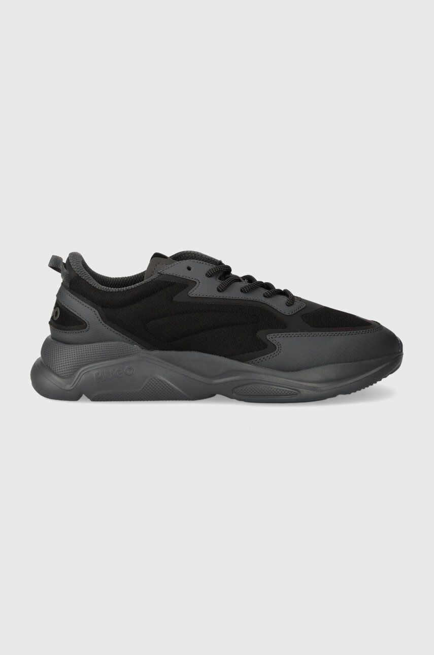 Levně Sneakers boty HUGO Leon šedá barva, 50503044
