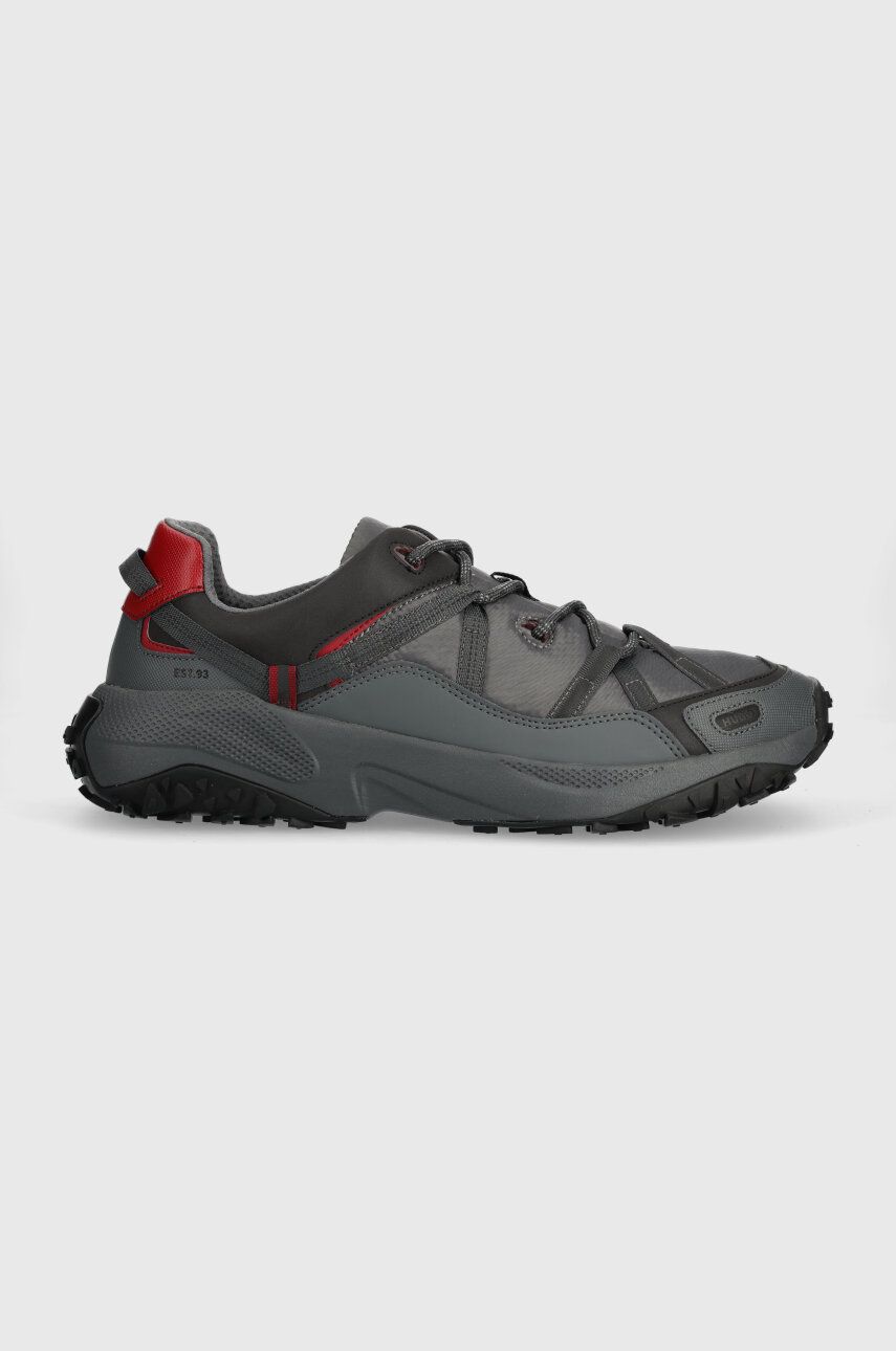Sneakers boty HUGO GO1ST šedá barva, 50503283 - šedá - Svršek: Umělá hmota