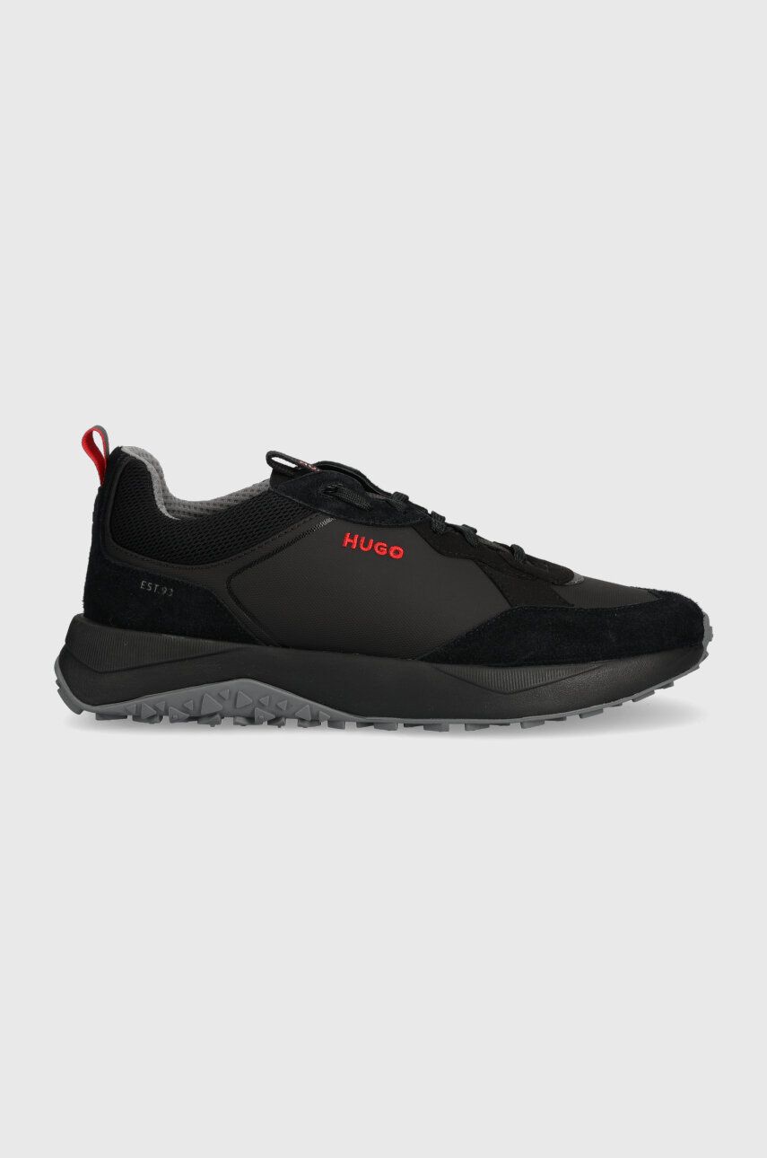 Sneakers boty HUGO Kane černá barva, 50504348 - černá - Svršek: Umělá hmota