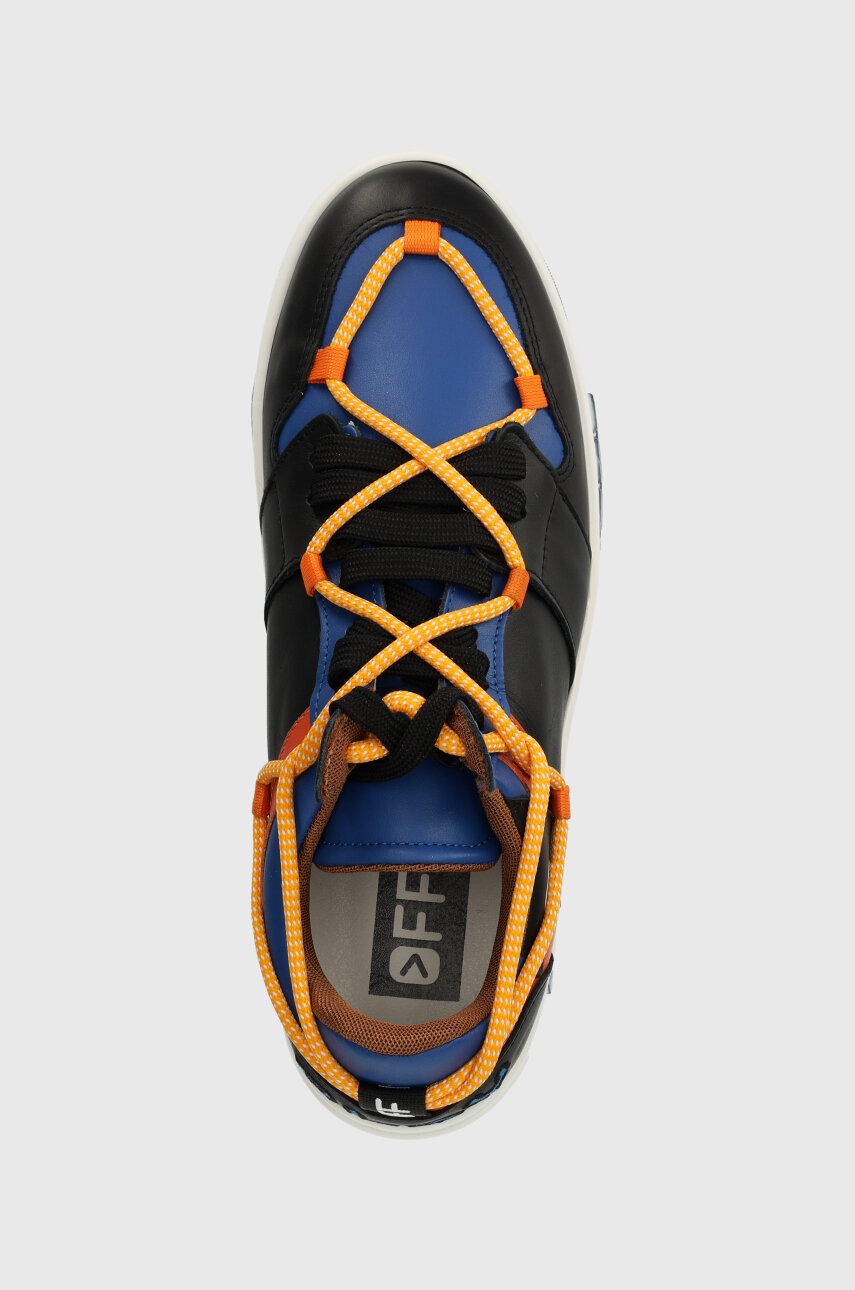 Δερμάτινα αθλητικά παπούτσια Off Play SORRENTO SORRENTO BLACK BLUE RED φωτογραφία