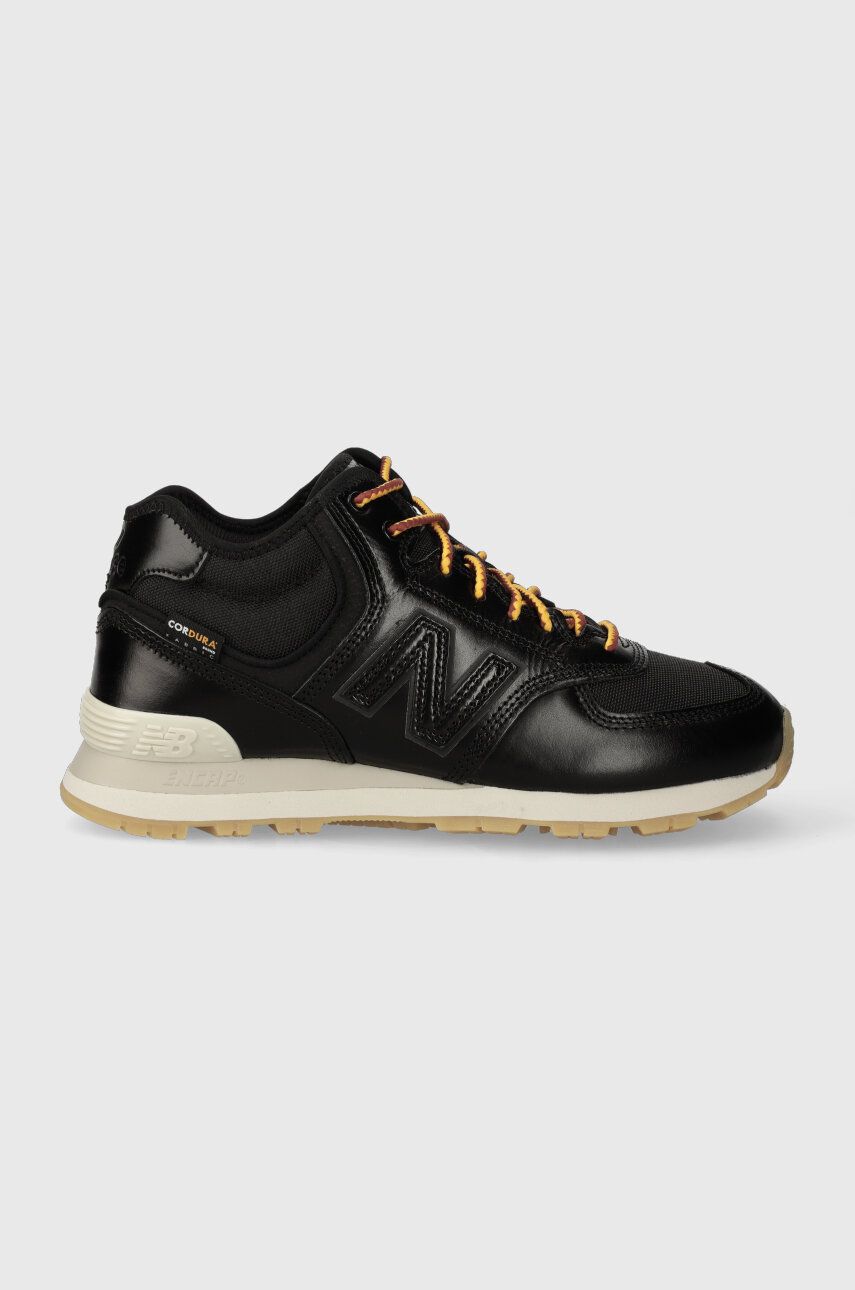 Sneakers boty New Balance U574HMZ černá barva - černá - Svršek: Textilní materiál