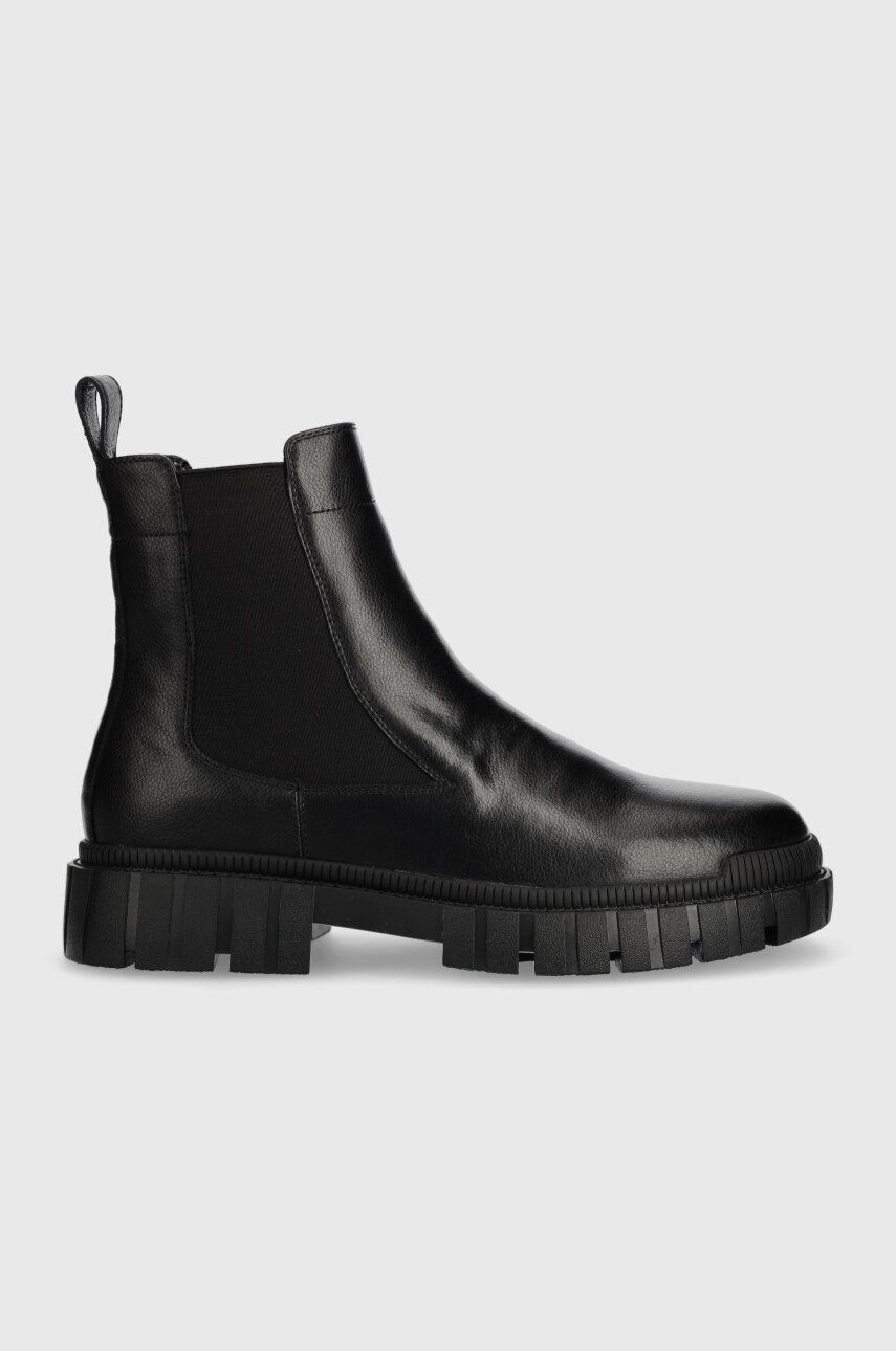 E-shop Kožené kotníkové boty Aldo WESTFIELD pánské, černá barva, 13662749.WESTFIELD