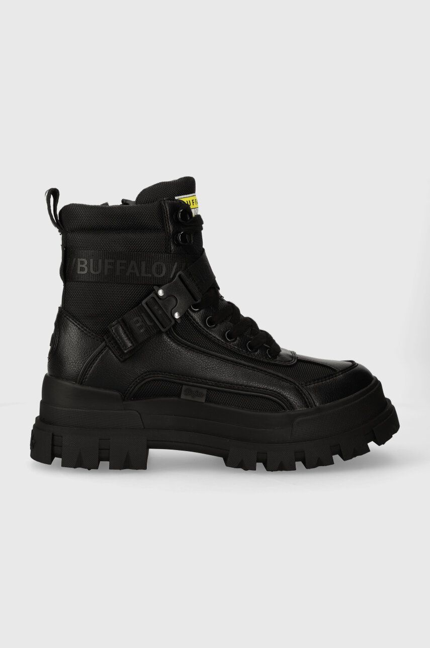 Buffalo pantofi Aspha Com1 barbati, culoarea negru, 1400009