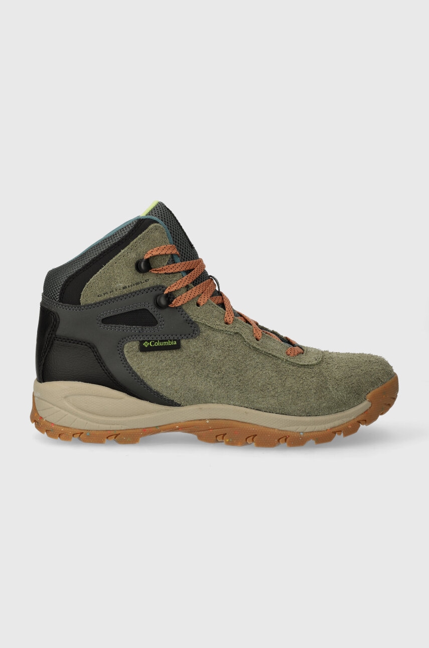 Columbia pantofi Newton Ridge barbati, culoarea verde