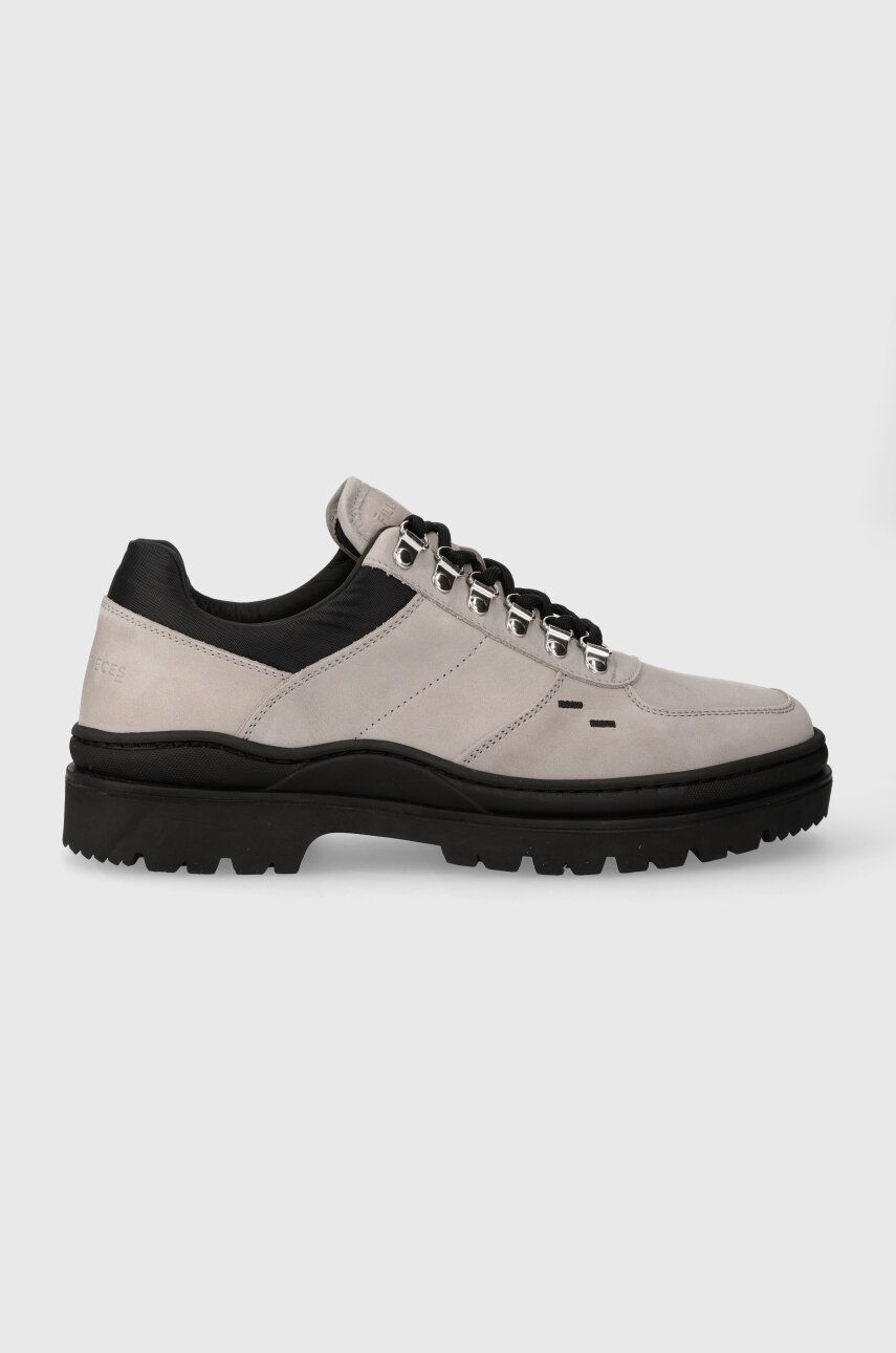 Filling Pieces sneakers din piele Mountain Trail culoarea gri, 64328991108