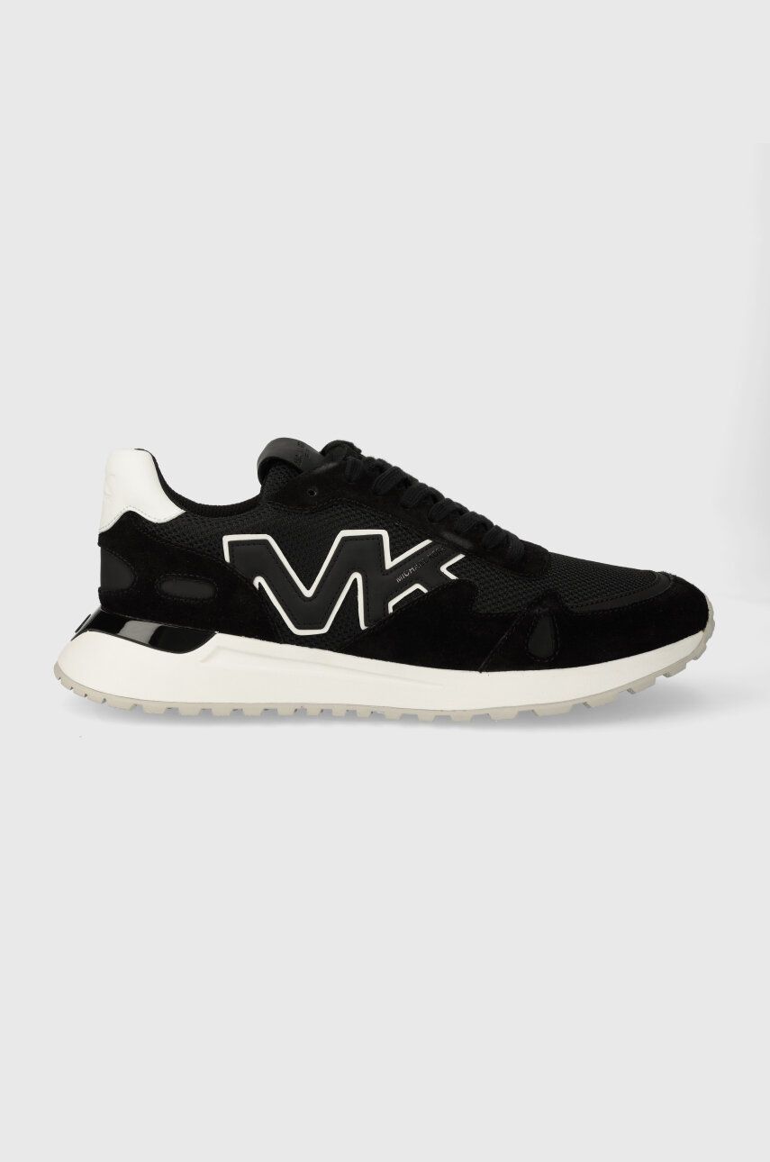 Sneakers boty Michael Kors Miles černá barva, 42R4MIFS3D - černá - Svršek: Textilní materiál