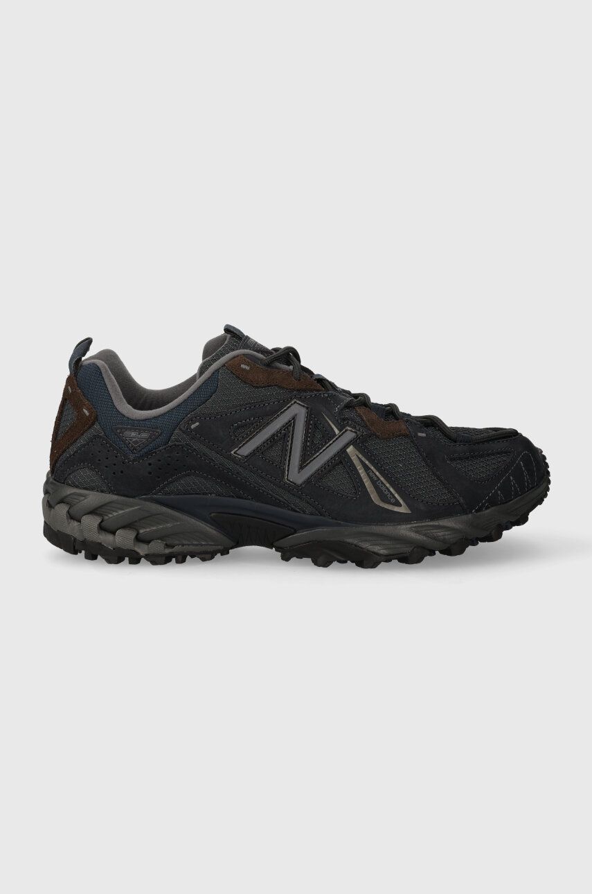 Sneakers boty New Balance 610 tmavomodrá barva, ML610TP - námořnická modř - Svršek: Textilní materiá