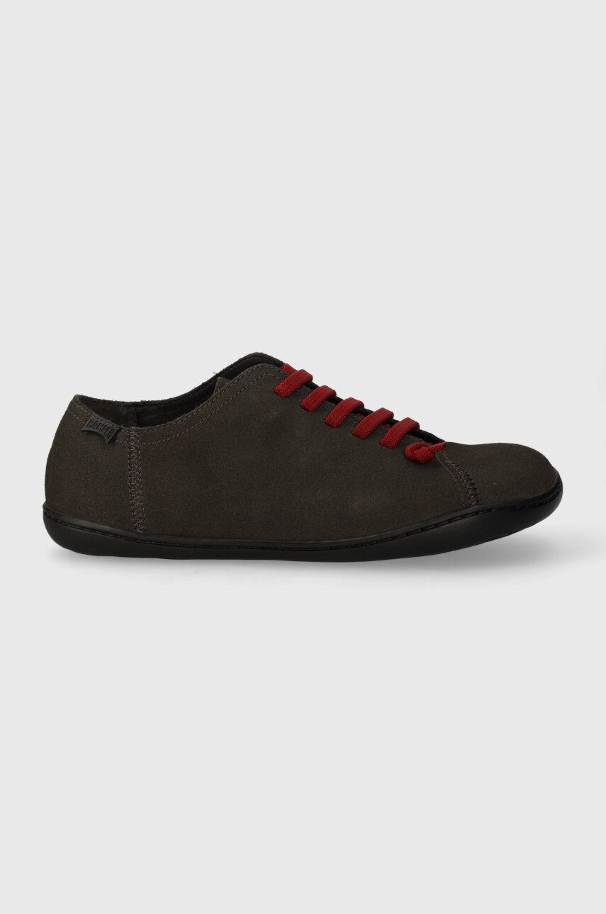 Semišové sneakers boty Camper Peu Cami šedá barva, 17665.277 - šedá - Svršek: Semišová kůže Vni