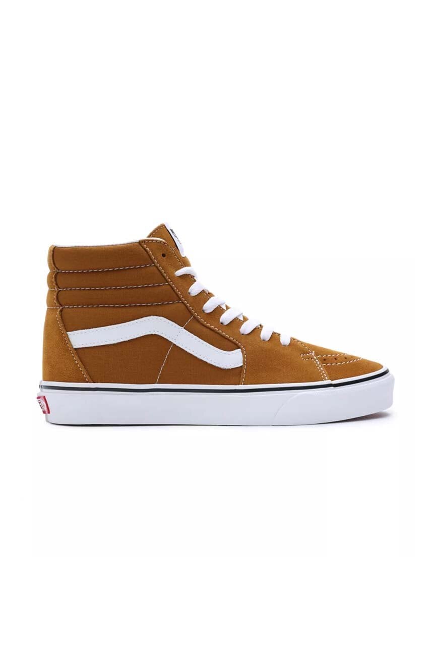 Vans tenisi SK8-Hi barbati, culoarea maro, VN0007NS1M71