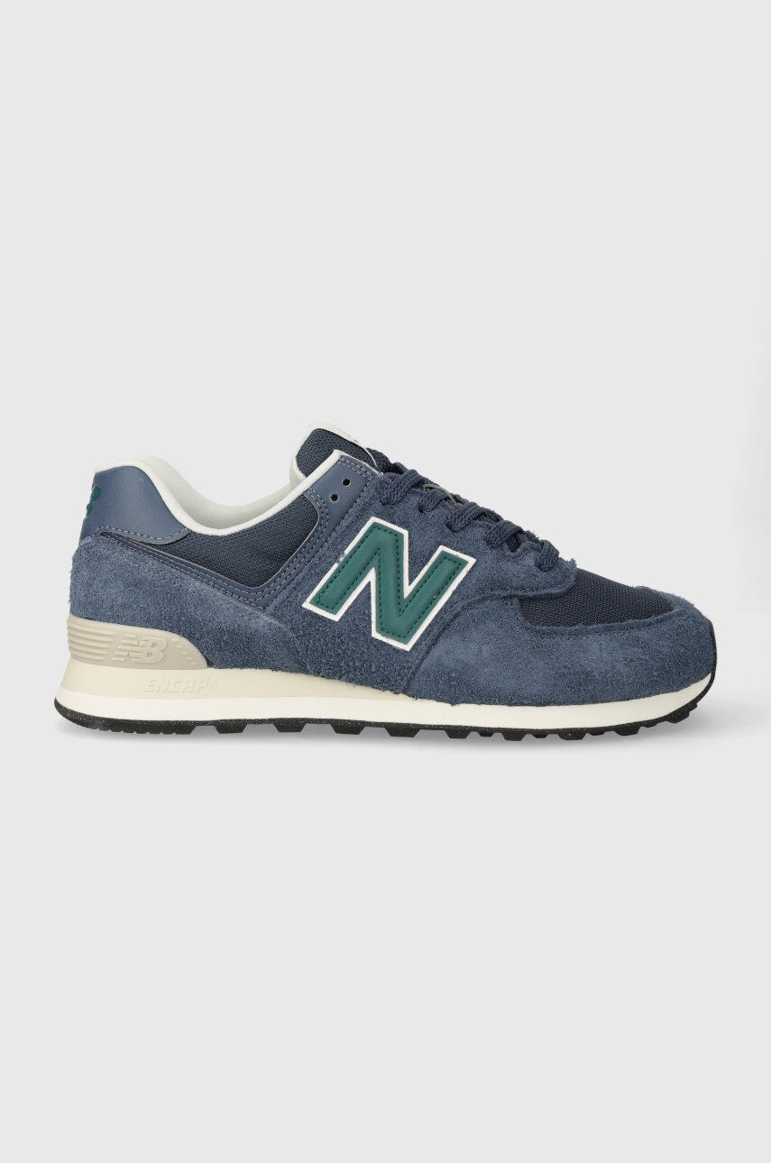 New Balance sneakers 574 culoarea albastru marin, U574SNG