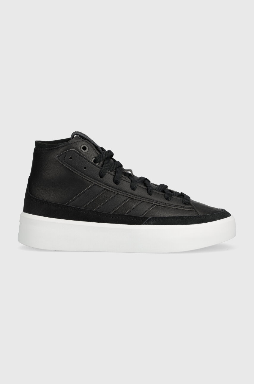 adidas teniși de piele culoarea negru IG0437