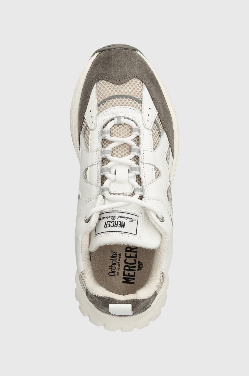 Δερμάτινα αθλητικά παπούτσια The Mercer Brand The Jupiter χρώμα: άσπρο, ME233016 φωτογραφία