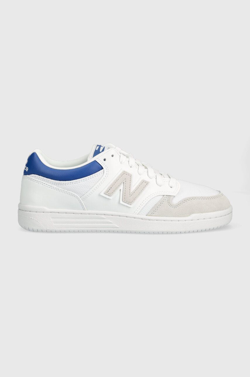 Sneakers boty New Balance BB480LKC bílá barva - bílá - Svršek: Textilní materiál