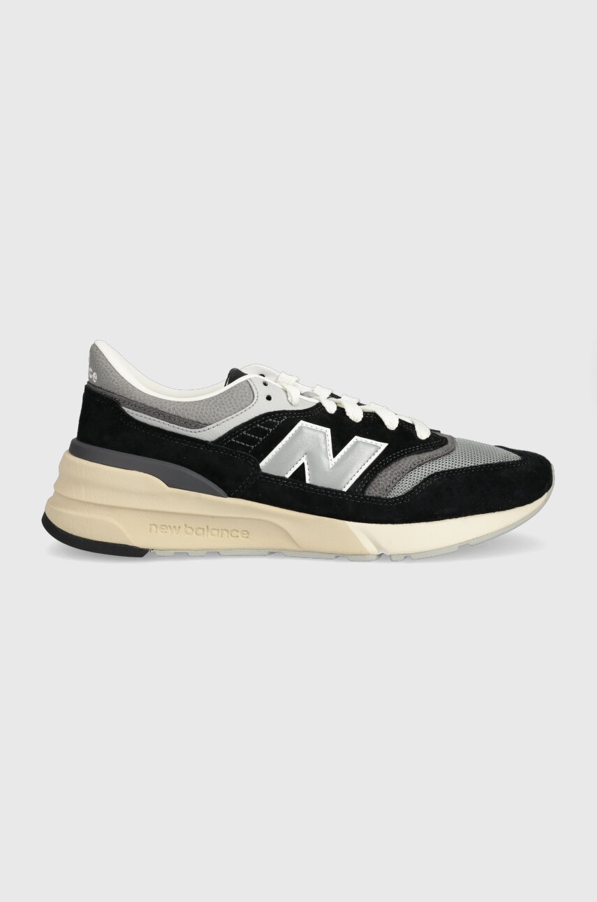 Sneakers boty New Balance U997RHC černá barva - černá - Svršek: Textilní materiál