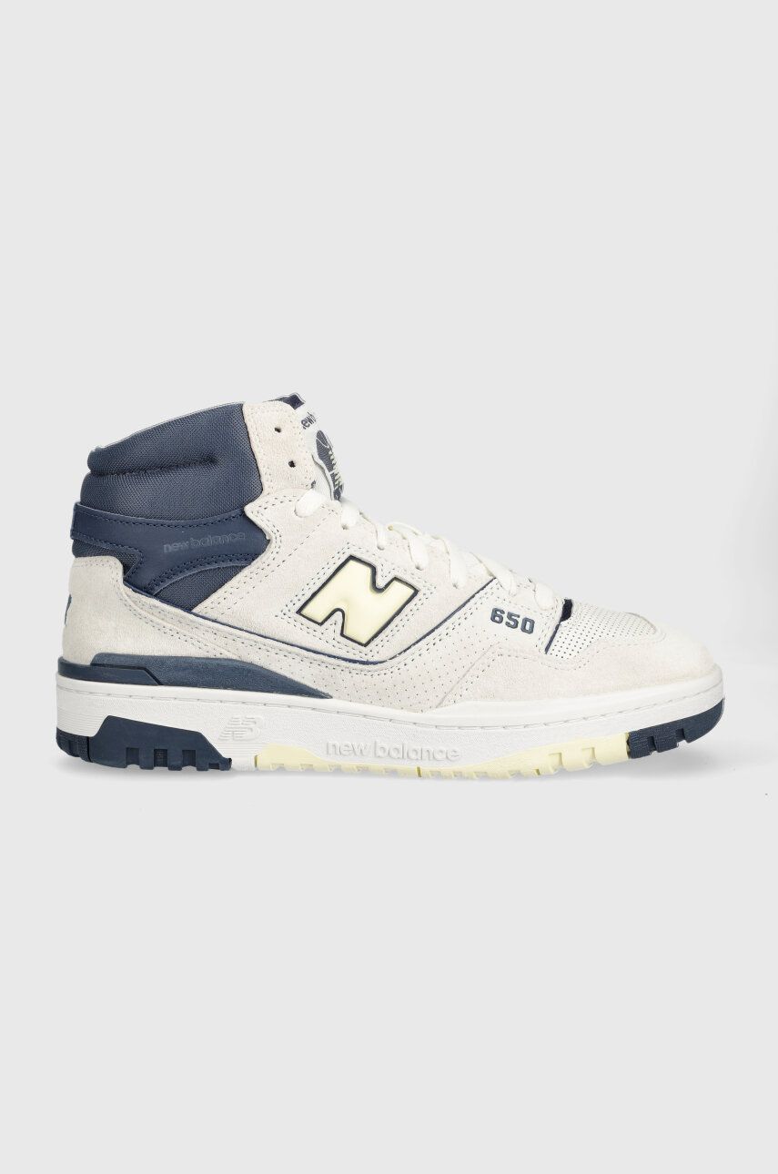 Levně Sneakers boty New Balance BB650RVN bílá barva