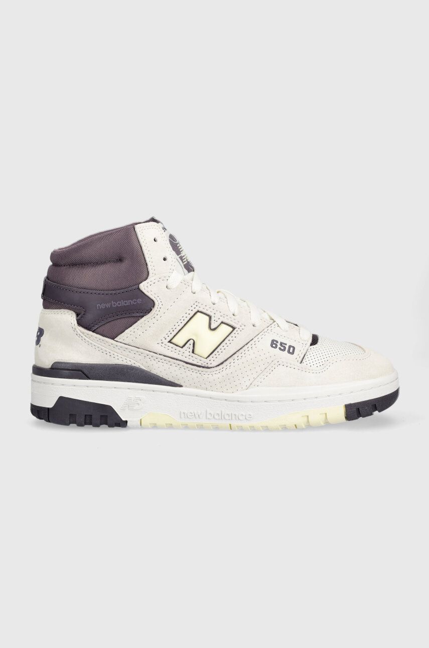 Sneakers boty New Balance BB650RVP bílá barva - bílá - Svršek: Textilní materiál