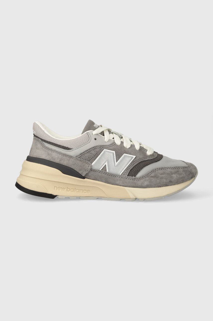 Sneakers boty New Balance U997RHA šedá barva - šedá -  Svršek: Umělá hmota