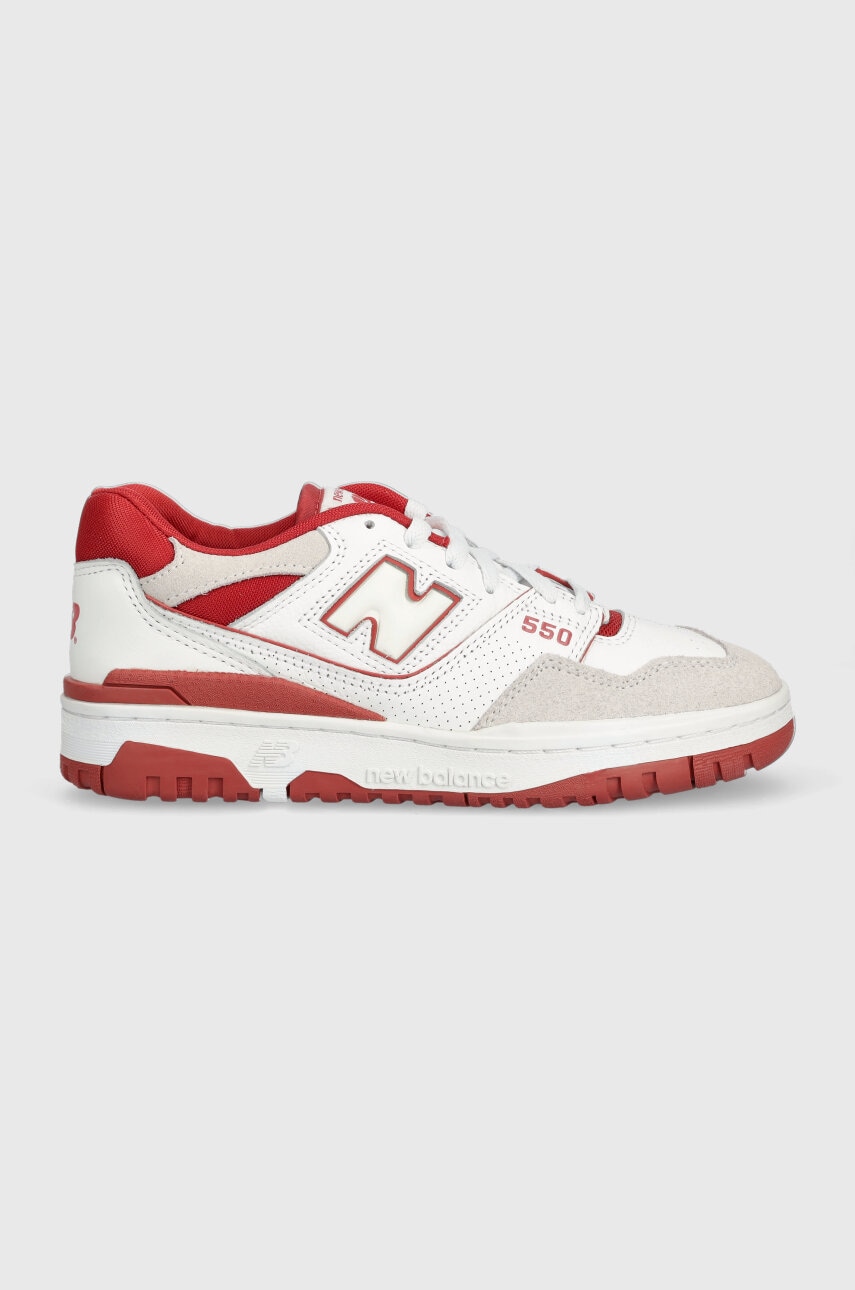 Levně Sneakers boty New Balance 550 bílá barva