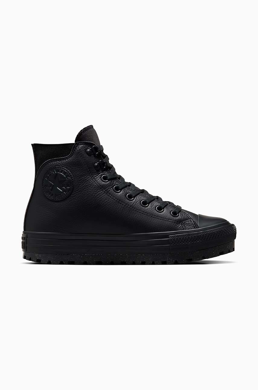 Converse teniși Chuck Taylor All Star City Trek culoarea negru, A04481C