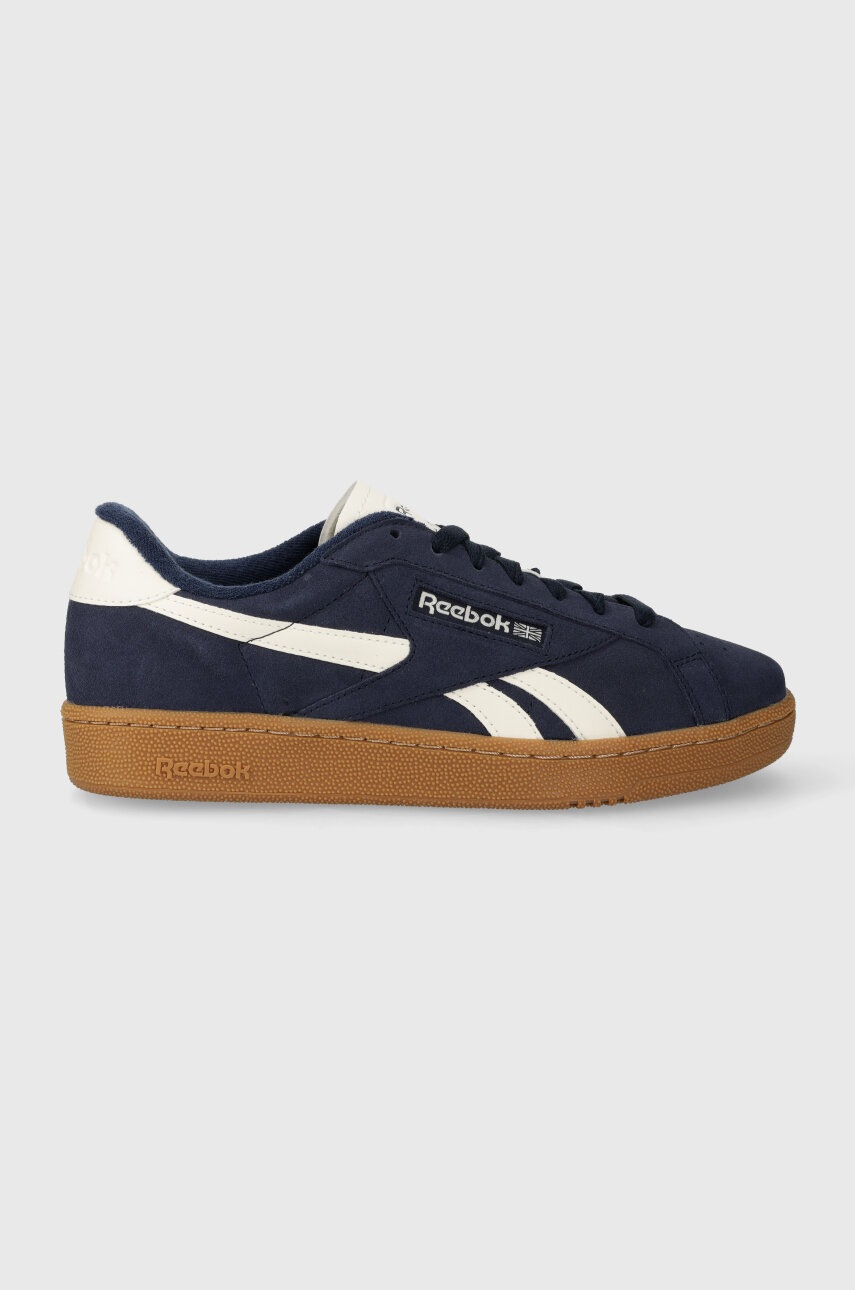 Reebok Classic sneakers din piele întoarsă CLUB C culoarea bleumarin