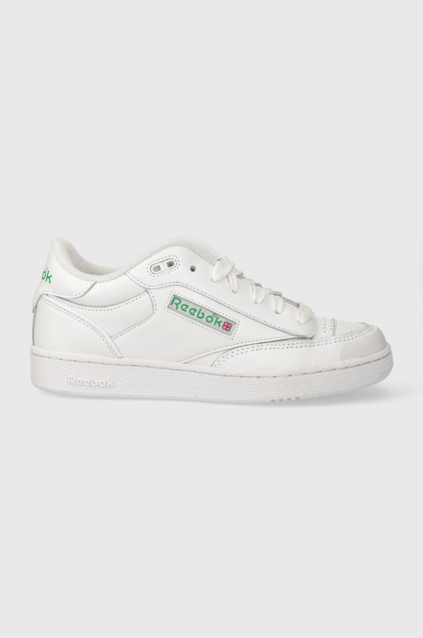 Levně Kožené sneakers boty Reebok bílá barva