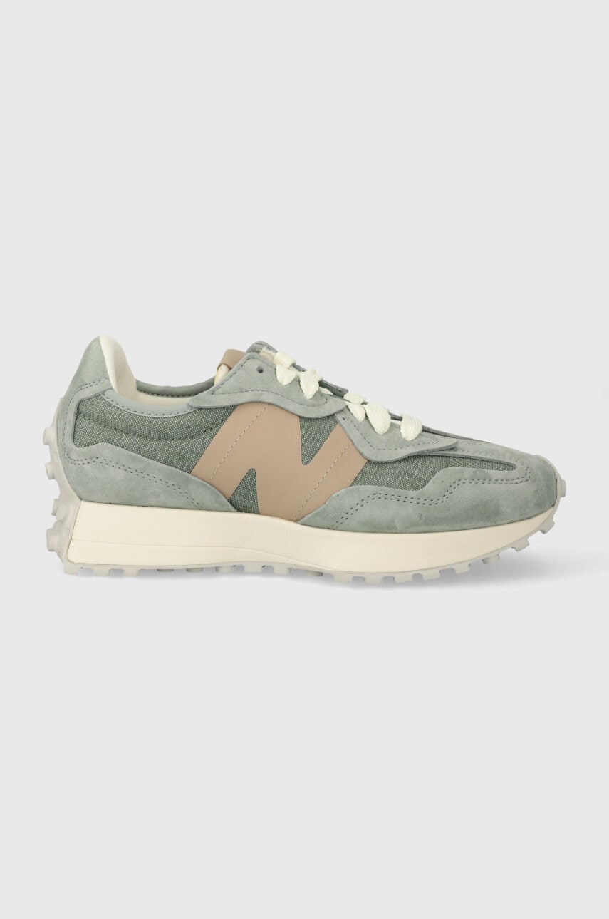 New Balance sneakers 327 culoarea verde, U327WPA