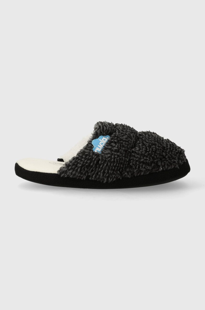 Pantofle Nuvola Zueco Cloud černá barva, UNZOC - černá - Svršek: Textilní materiál Vnitřek: Tex