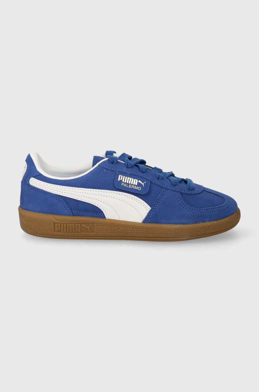 Puma sneakers din piele întoarsă Palermo Cobalt Glaze 396463