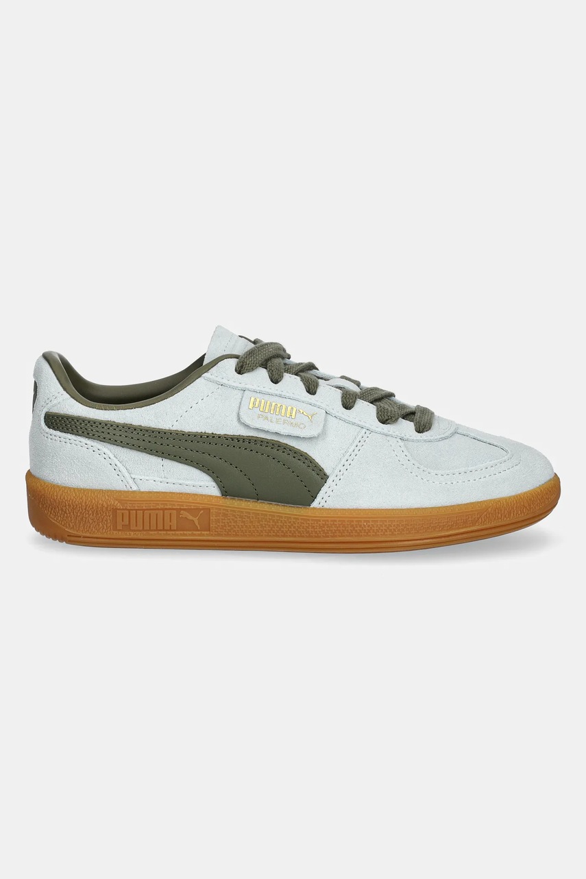 Замшевые кроссовки Puma Palermo Cobalt Glaze цвет бирюзовый 396463