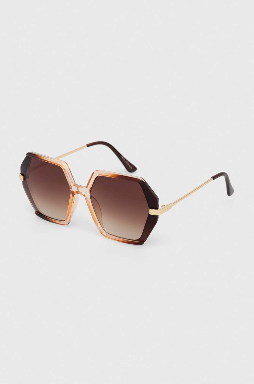 Aldo ochelari de soare YBOA femei, culoarea maro, YBOA.200