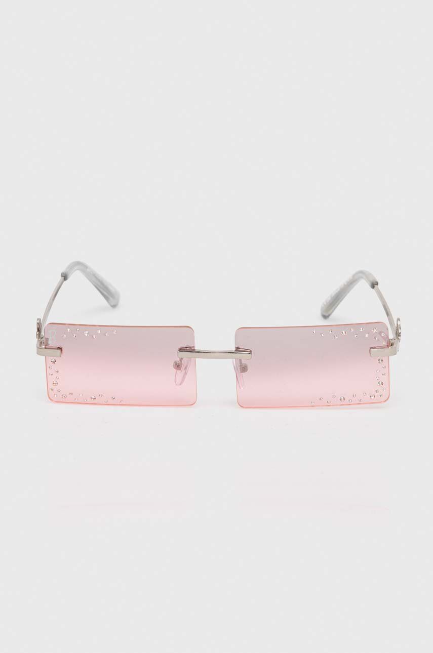 Aldo ochelari de soare Barbie femei, culoarea argintiu, BARBIESHADES.040
