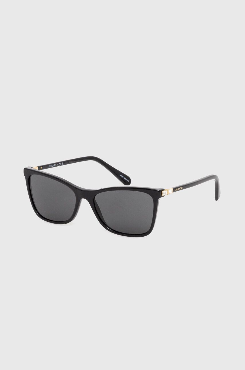 Swarovski Ochelari De Soare 5679534 Lucent Culoarea Negru