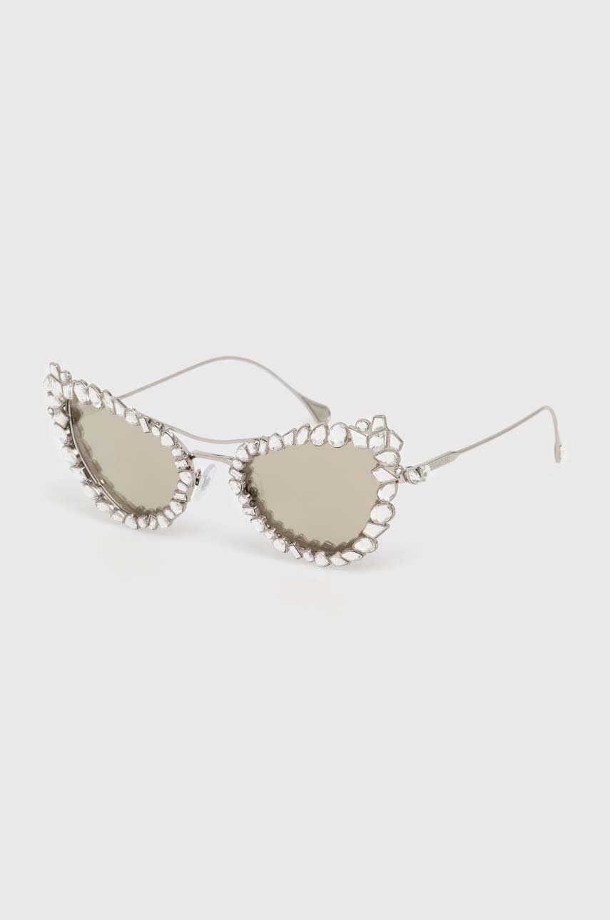 Swarovski ochelari de soare 5679552 MESMERA culoarea argintiu