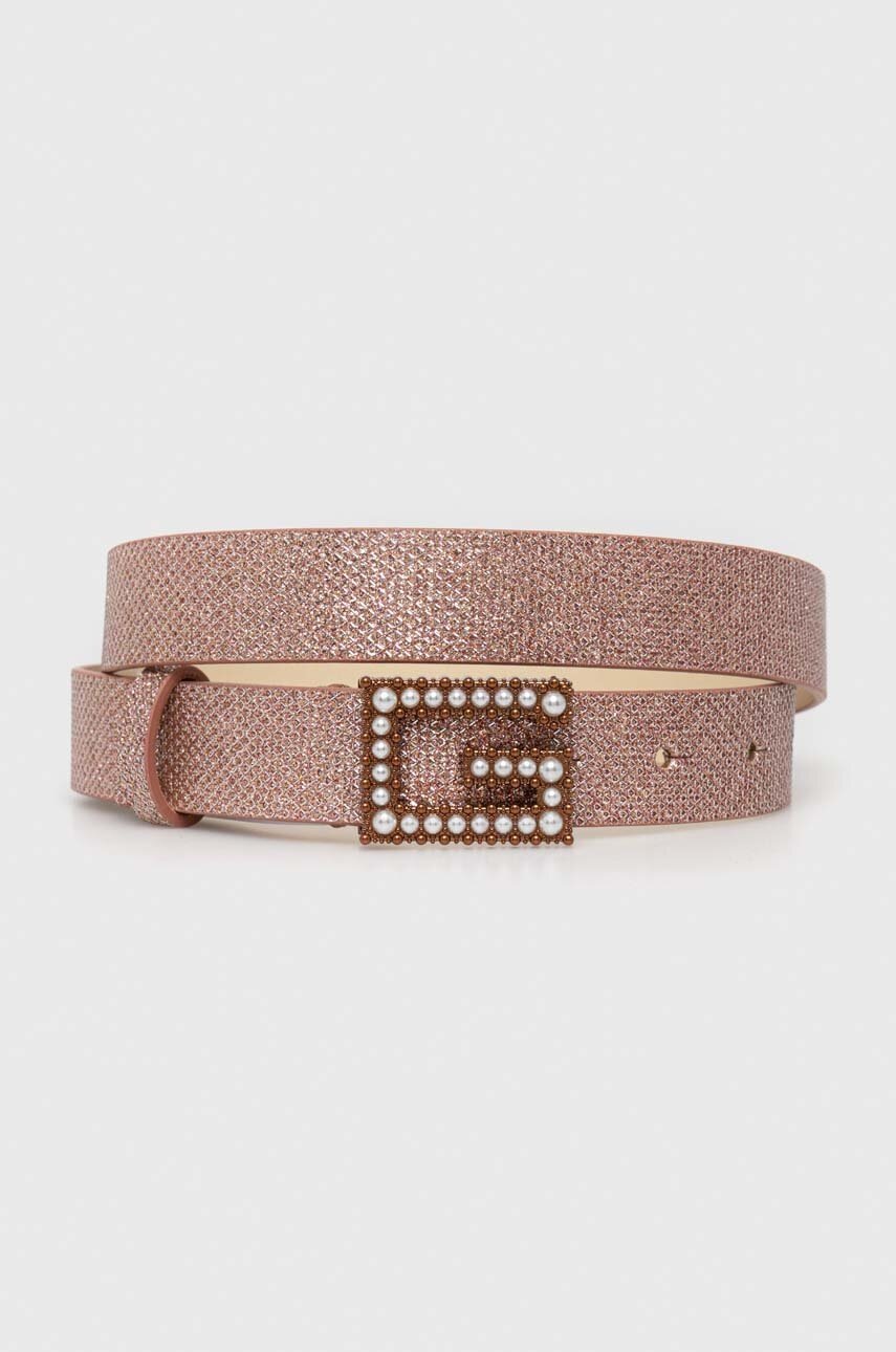 

Ремень Guess женский цвет розовый