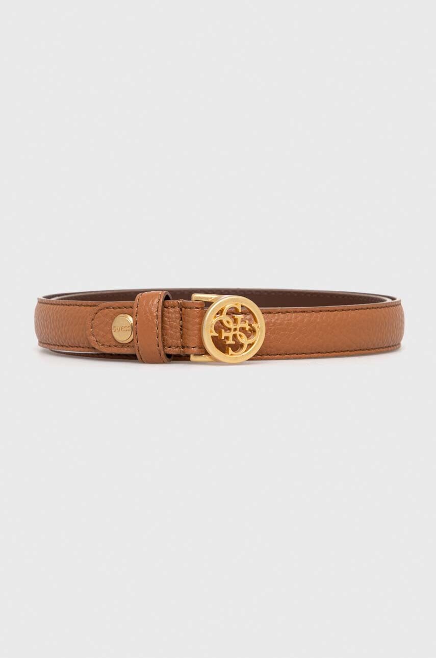 

Ремінь Guess жіночий колір коричневий
