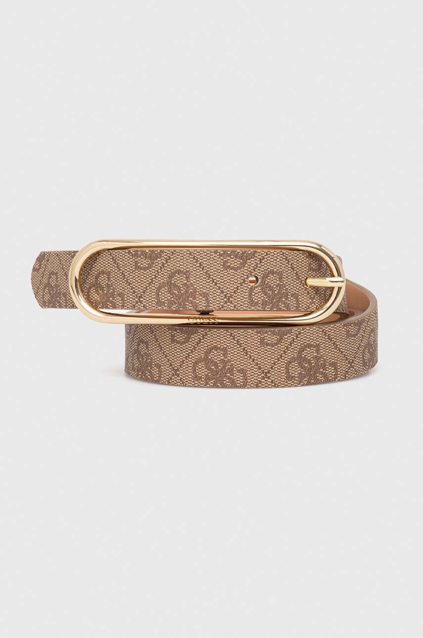

Ремень Guess женский цвет бежевый