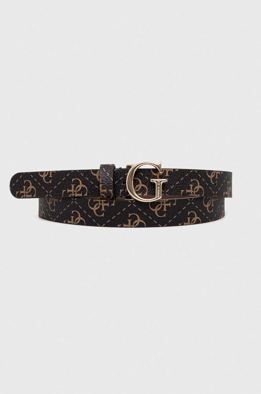 

Ремінь Guess жіночий колір коричневий