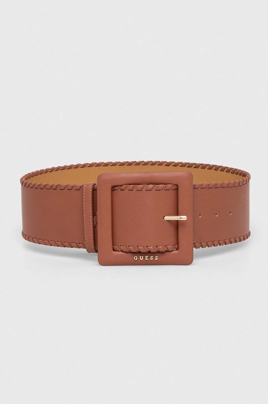 

Ремінь Guess жіночий колір коричневий
