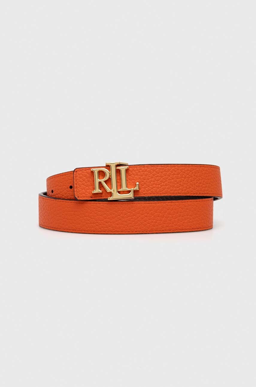 Obojstranný kožený opasok Lauren Ralph Lauren dámsky